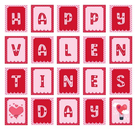 images  valentines printable banner templates valentine