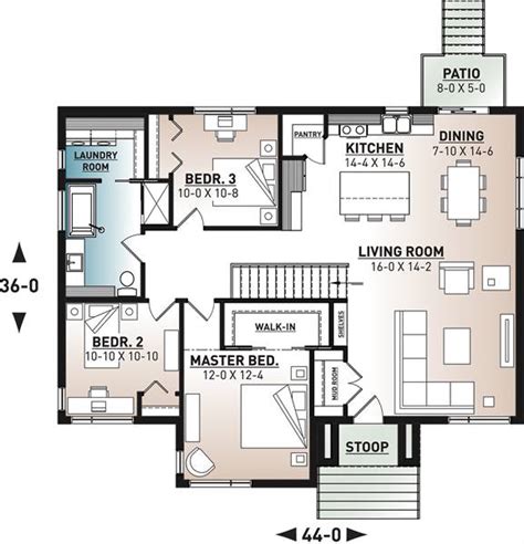 affordable scandinavian style house plan  scandia