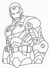 Iron Downey Jr sketch template