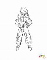 Yamcha sketch template