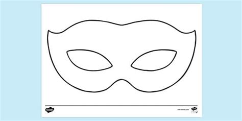 colouring mask page colouring sheets twinkl