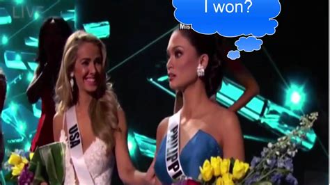 Wrong Person Crowned Miss Universe By Steve Harvey Youtube
