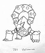 Volcanion Coloring Pages Deviantart Template sketch template