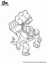 Ben Coloring Pages Alien Force Humungousaur Swampfire Library Clipart sketch template