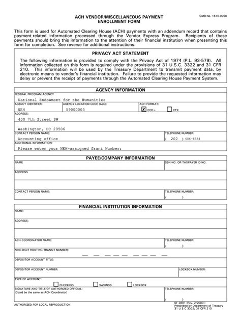 Ach Enrollment Form Template Fill Online Printable Fillable Blank My
