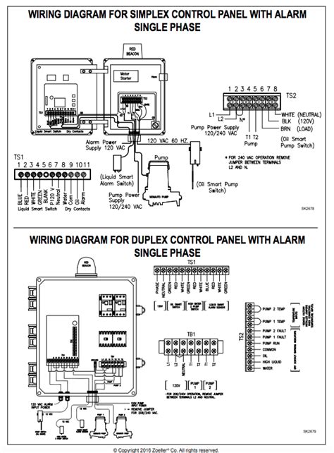 zoeller  pump wiring diagram   rewiring   pump