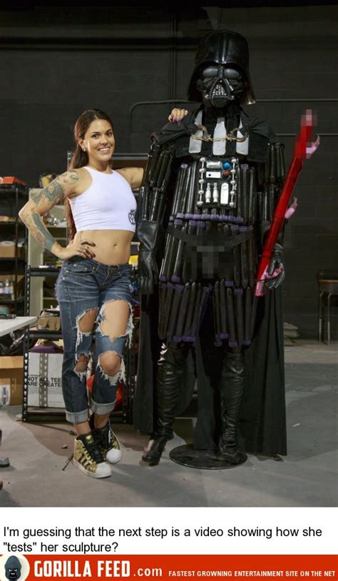 Porn Star Builds A Darth Vader Out Of Dildos 7 Pictures