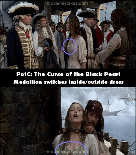 pirates of the caribbean the curse of the black pearl movie mistake picture 22