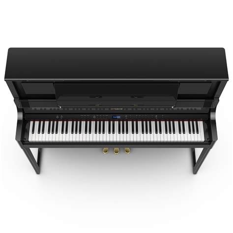 roland lx708 pe upright digital piano in polished ebony andertons