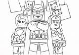Coloring Superhero Pages Lego Kids sketch template