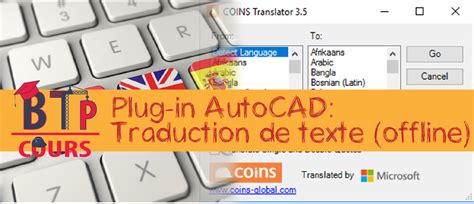 plug  autocad traduction de texte offline cours btp