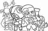Brawl Coloriage Imprimer Supercell sketch template