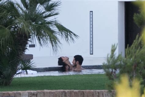 rihanna spotted making out with a new dude in a swimming