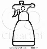 Bottle Spray Clipart Royalty Illustration Lal Perera Coloring Vector Pages Illustrations Clip Clipartof sketch template