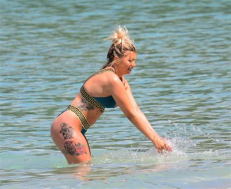Olivia Buckland Flashes Her Booty In A Thong Bikini 33