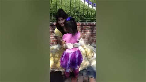 Malisha Hugging Her Princess Belle Youtube