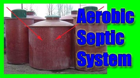 aerobic septic system installation youtube