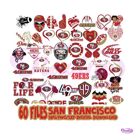 san francisco ers svg nfl team svg bundle