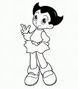 Coloring Astro Boy Pages Popular Library Coloringhome Books Anime sketch template