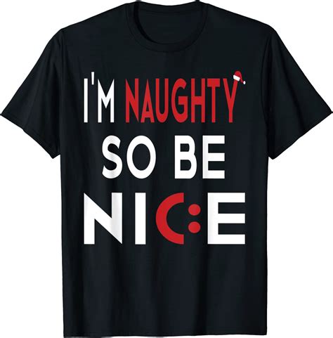 silly christmas t i m naughty so be nice t shirt