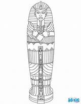 Sarcophagus Coloring Egyptian Pages Egypt Color Print Hellokids Pharaoh sketch template