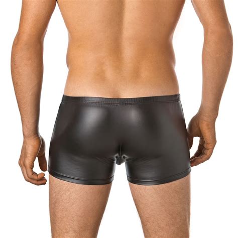 pu leather sexy brief swimwear and beachwear swim underwear