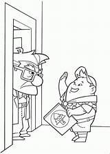 Coloring Pages Russell Carl sketch template