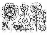 Coloring Crocus Getcolorings Flower sketch template