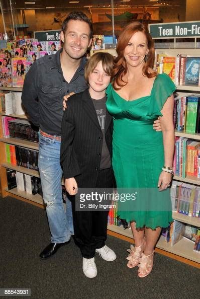 Actress Melissa Gilbert Poses With Her Sons Sam Boxleitner And Photo