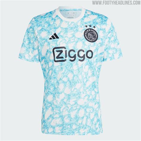 gorgeous ajax   pre match shirt released footy headlines