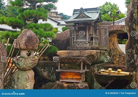 small shinto shrine stock photo image  architecture
