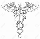 Wings Pharmacy Medecine Snakes Caduceus Acient Linear Tho Wing Shareasale sketch template