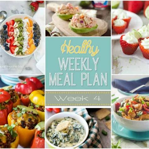 weekly meal plan archives page     creative bite