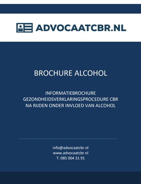 informatiebrochure gezondheidsverklaring alcohol advocaatcbrnl