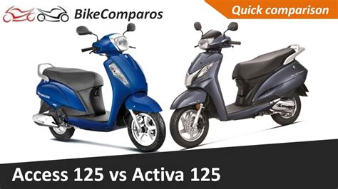 access   activa  comparison review youtube