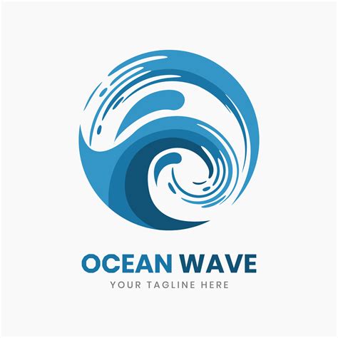 ocean logo vector art icons  graphics