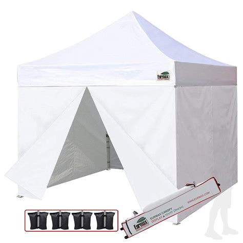 eurmax  ez pop  canopy commercial party canopies outdoor shelter   zippered