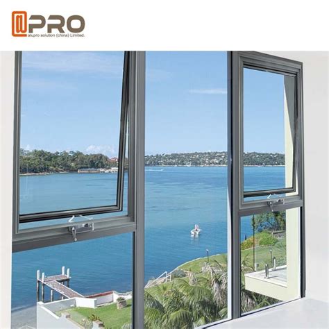 house  opening aluminium awning windows double tempered clear glazing side hung window