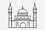 Mosque Clip Colouring Pages Islam Sultan Ahmed Clipart sketch template