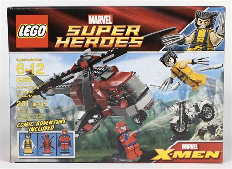 lego marvel  men super heroes  wolverines chopper showdown  lego complete sets packs