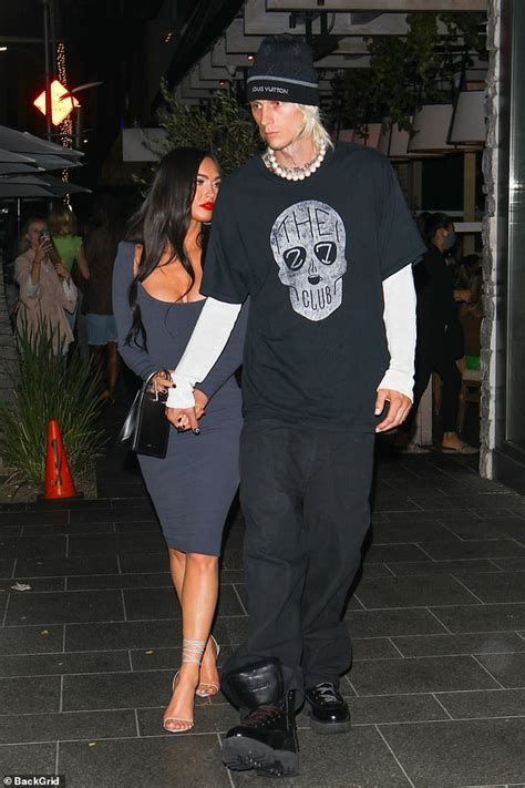 Machine Gun Kelly And Megan Fox Hold Hands After A Romantic Dinner Date