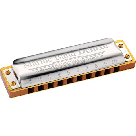 hohner marine band deluxe harmonica  retail box mbx