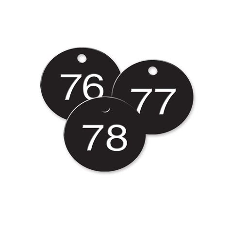 numbered plastic circle tags walmartcom