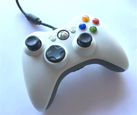 official microsoft xbox  wired white original genuine controller game pad ebay