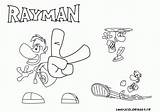 Coloring Rayman Legends Pages Origins Sketch Comments Coloringhome sketch template