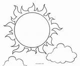 Sun Sonne Rays Cool2bkids Colorare Wecoloringpage Malvorlage Suncatcher sketch template