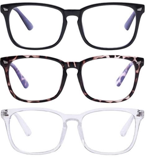 set of 3 unisex blue light blocking glasses for women and men 15 98