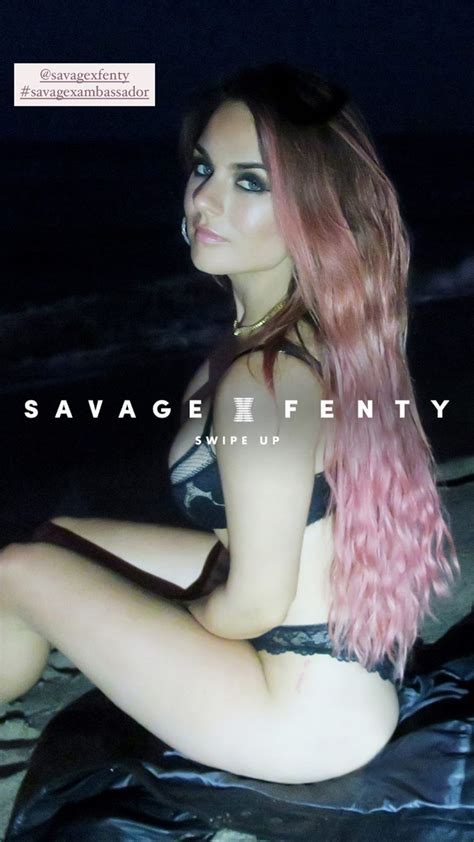 Joanna Jojo Levesque Sexy At The Savage X Fenty Lingerie