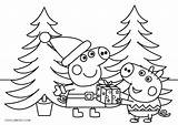 Peppa Wutz Ausmalbilder Weihnachten Malvorlagen Cool2bkids sketch template