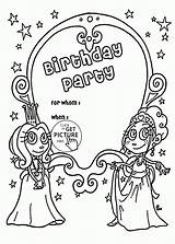 Birthday Coloring Happy Pages Princess Printable Getcolorings Print Color Getdrawings sketch template